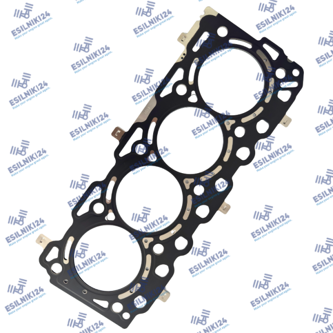 1J783-03310 KUBOTA CYLINDER HEAD GASKET 2 NOTCH V3307 COMMON RAIL GENUINE
