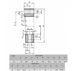 COUPLING CENTAFLEX-A-050-O